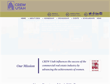 Tablet Screenshot of crewutah.org